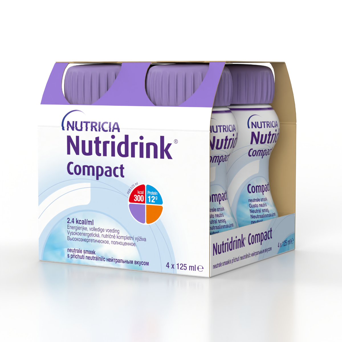 Nutridrink Compact Protein neutrální 4x125 ml Nutridrink
