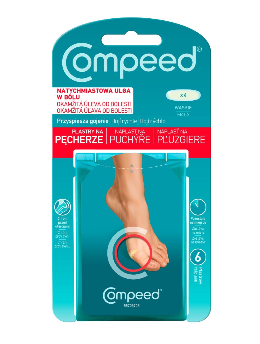Compeed Náplast na puchýře malá 6 ks Compeed