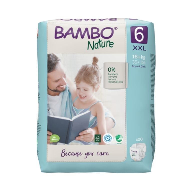 Bambo Nature 6 XXL 16+ kg dětské pleny 20 ks Bambo