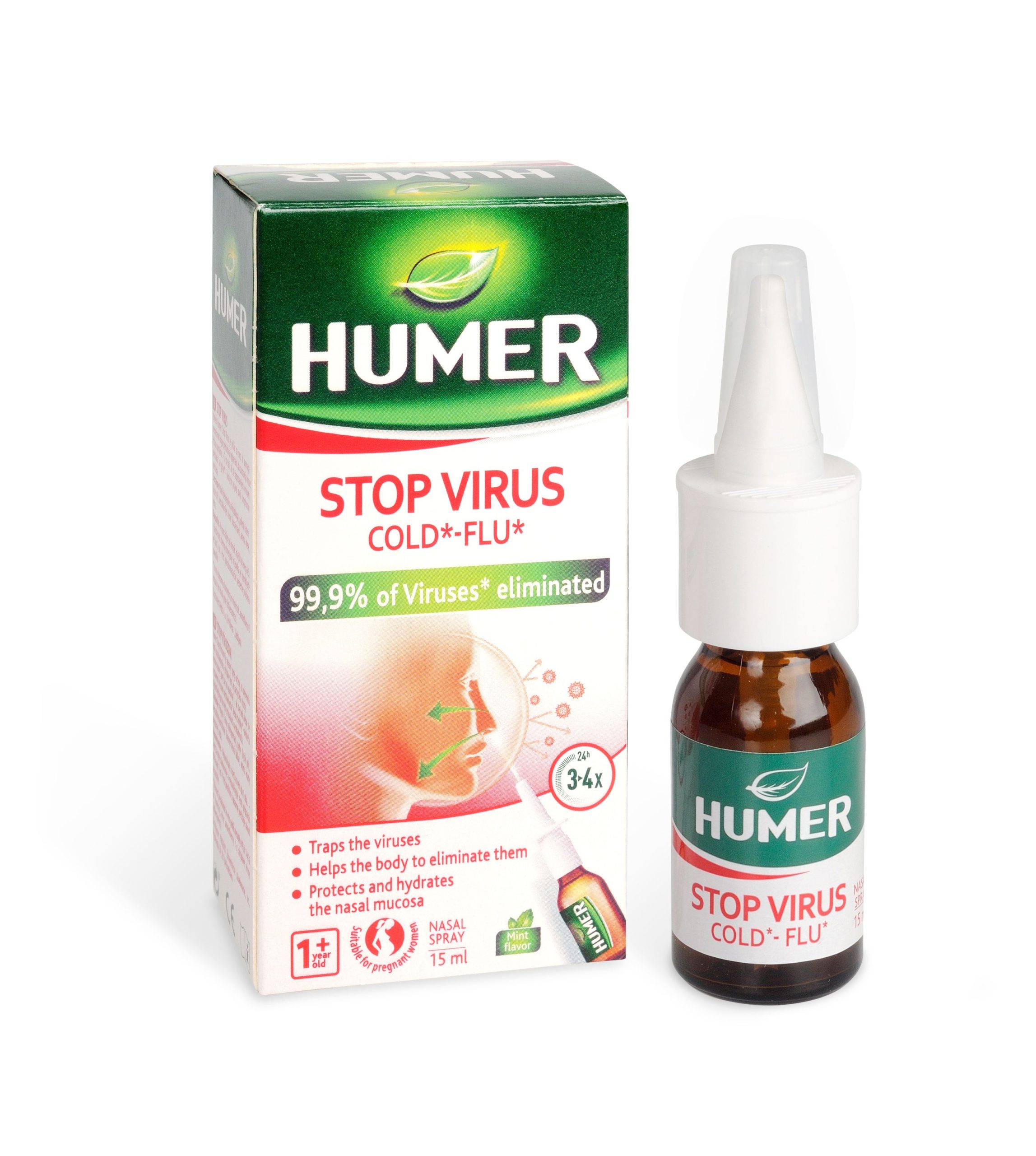 Humer STOP VIRUS nosní sprej 15 ml Humer