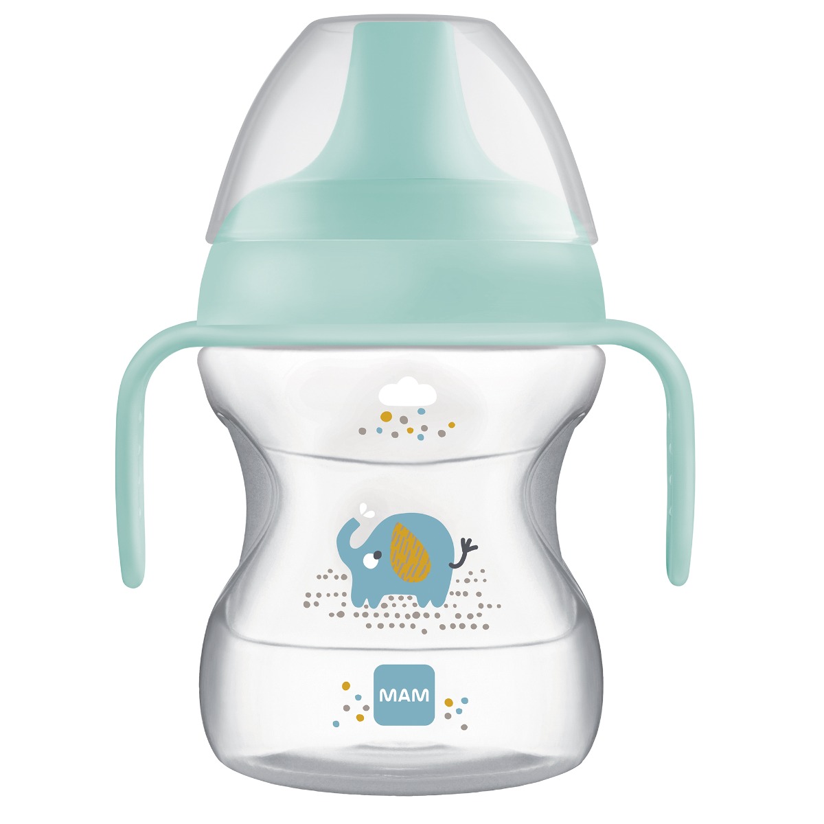MAM Hrnek Learn To Drink Cup 6m+ 190 ml 1 ks zelený MAM