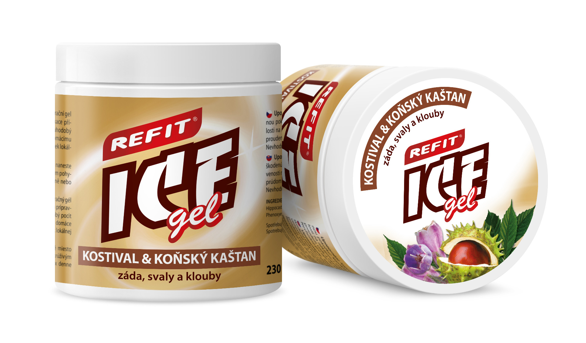 Refit Ice Masážní gel s kostivalem 230 ml Refit