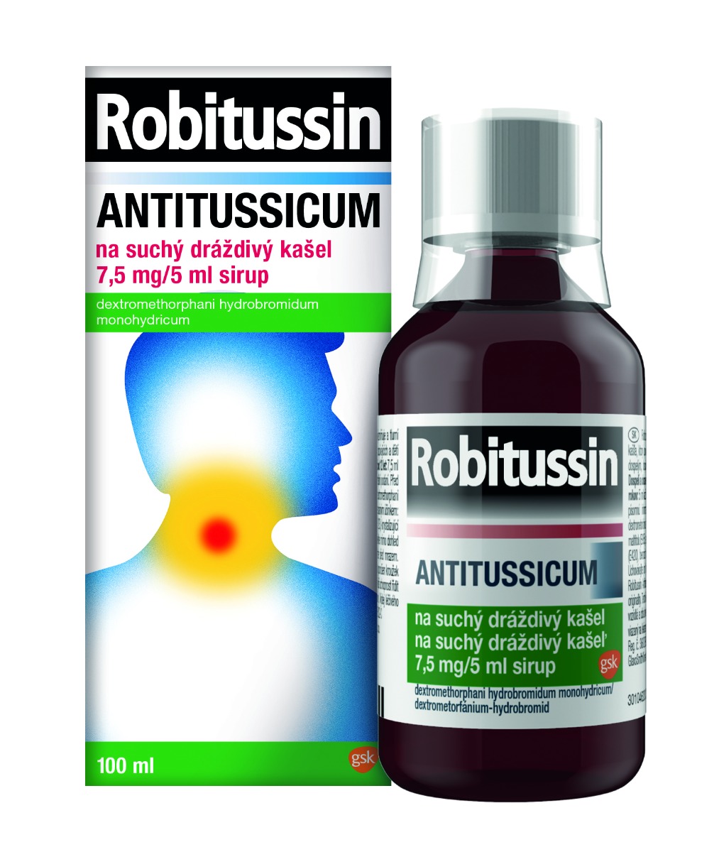 Robitussin ANTITUSSICUM na suchý dráždivý kašel 7