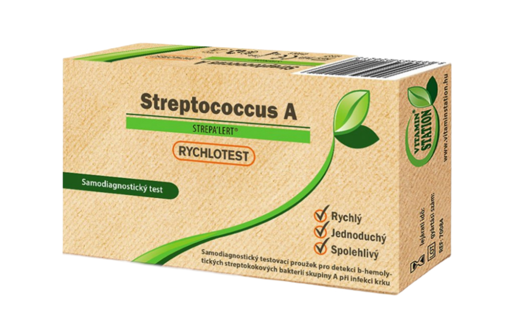 Vitamin Station Rychlotest Streptococcus A 1 ks Vitamin Station