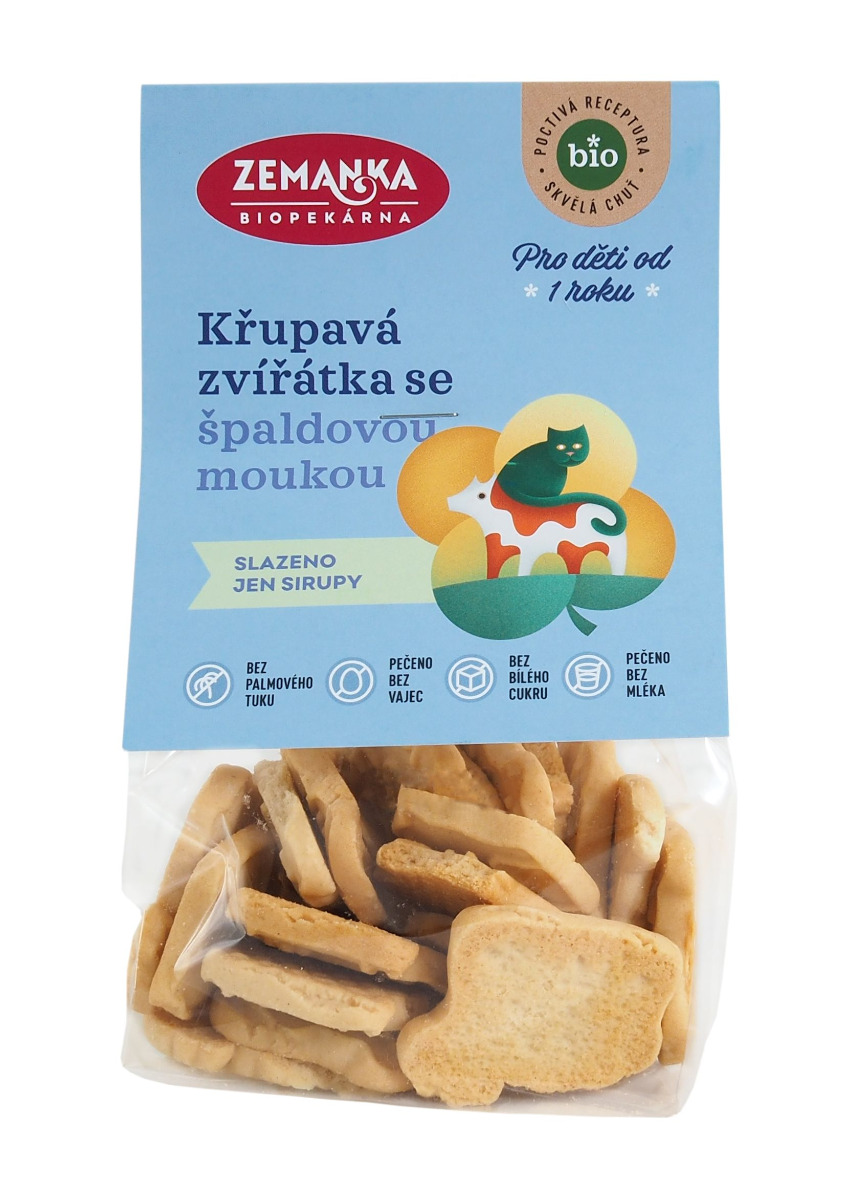 Zemanka BIO Špaldová zvířátka 100 g Zemanka