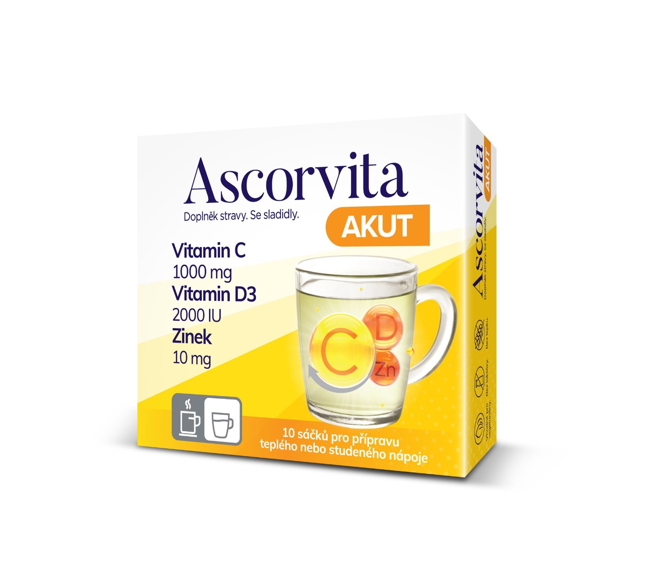 Ascorvita AKUT nápoj 10x3 g Ascorvita