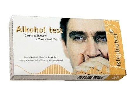1stepbiotest Alkohol test ze slin 5 ks 1stepbiotest