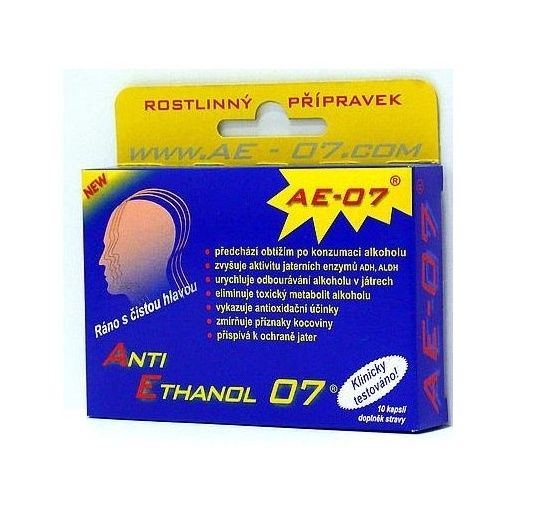 ANTI ETHANOL 07 AE-07 10 kapslí ANTI ETHANOL 07