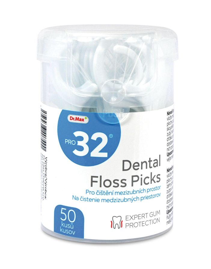 Dr. Max PRO32 Dentální nit v mečíku 50 ks Dr. Max