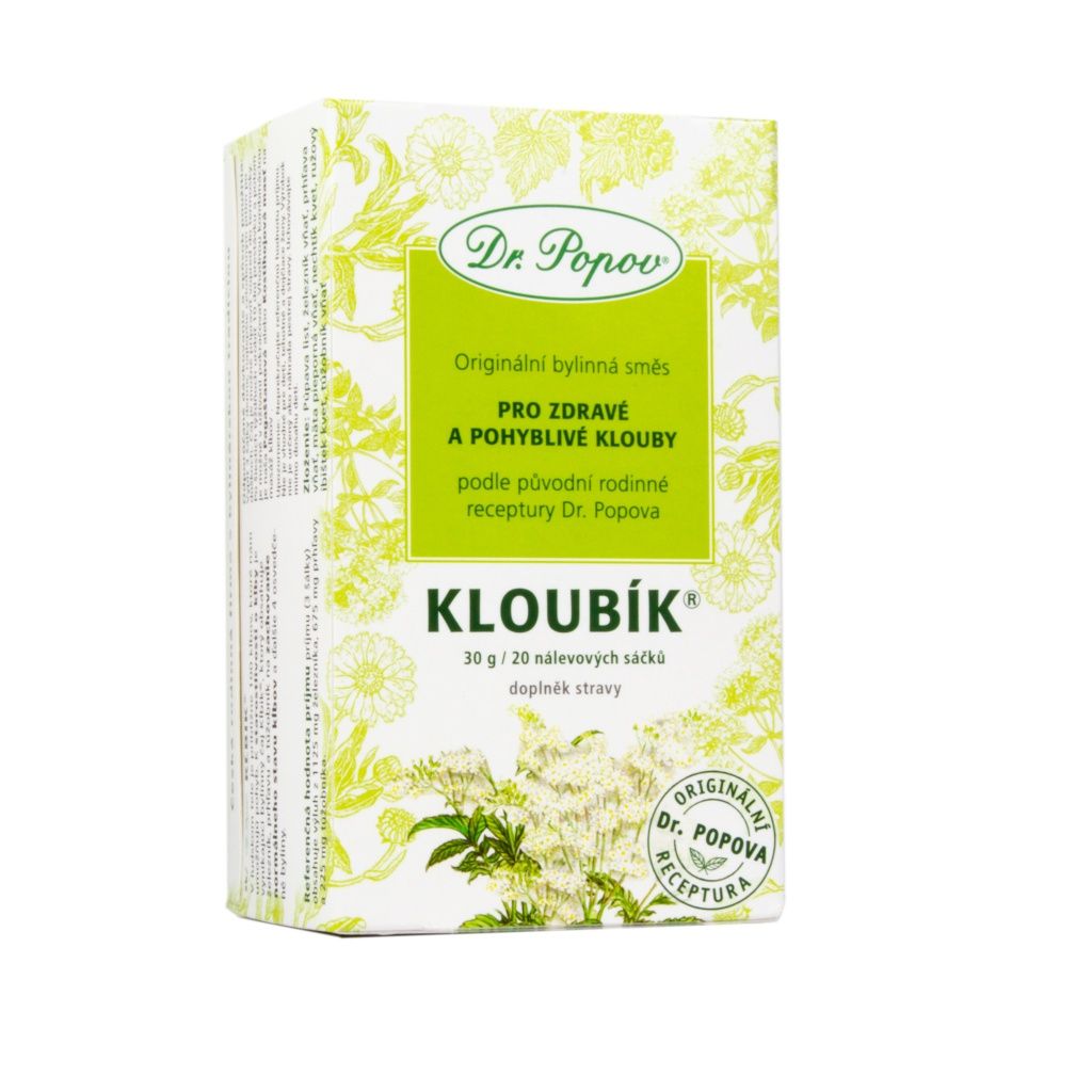 Dr. Popov Kloubík porcovaný čaj 20x1