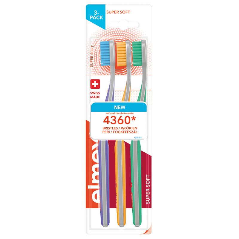 Elmex Super Soft zubní kartáček 3 ks Elmex