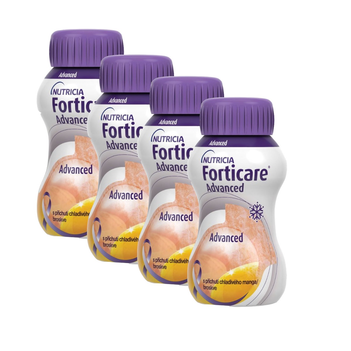 FortiCare Advanced s příchutí chladivého manga a broskve 4x125 ml FortiCare