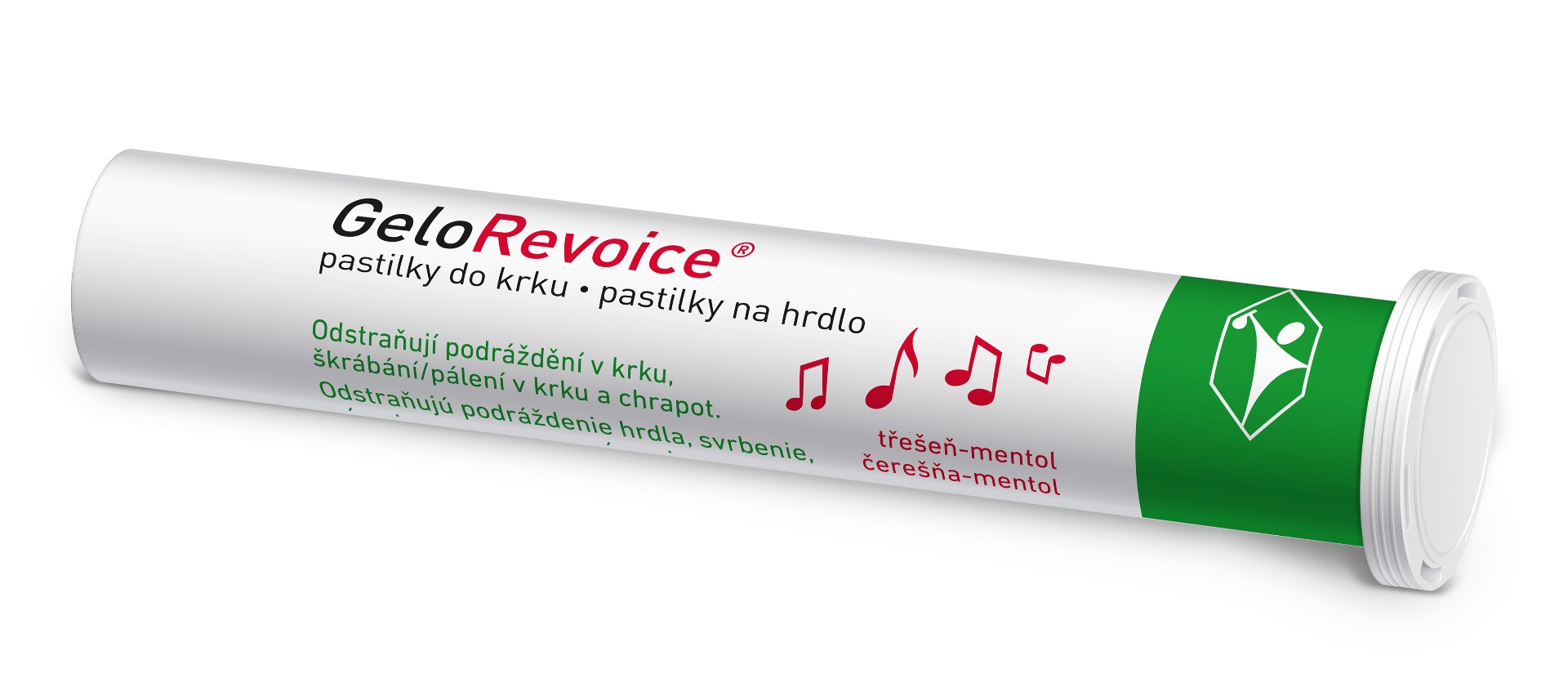 GeloRevoice Třešeň - mentol pastilky do krku 20 ks GeloRevoice