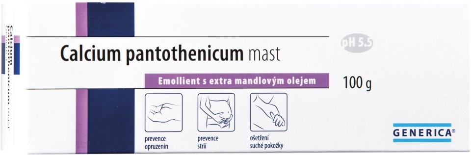 Generica Calcium pantothenicum mast 100 g Generica