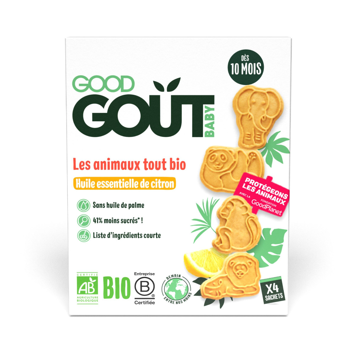 Good Gout BIO Citronová zvířátka 10m+ 80 g Good Gout
