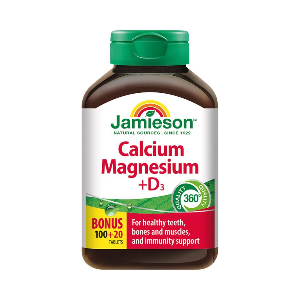 Jamieson Vápník hořčík s vitamínem D3 120 tablet Jamieson