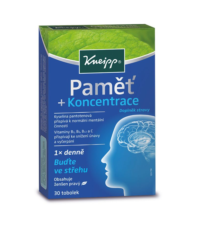 Kneipp Paměť + Koncentrace 30 tobolek Kneipp
