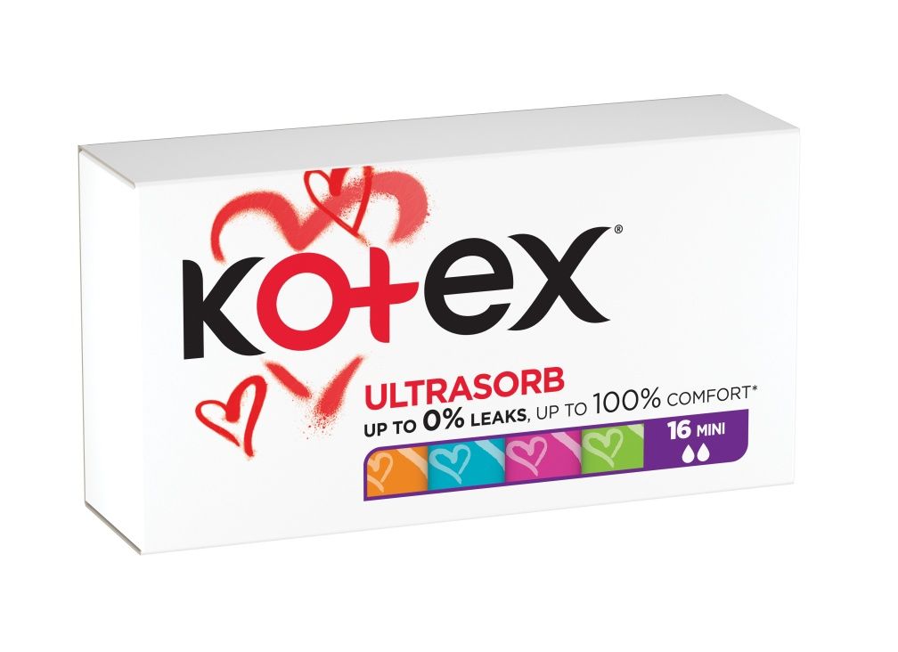 Kotex Ultra Sorb Mini tampony 16 ks Kotex