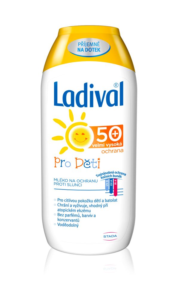 Ladival Pro děti OF50+ mléko 200 ml Ladival