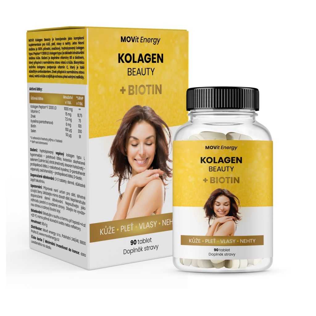 MOVit Energy Kolagen Beauty + Biotin 90 tablet MOVit Energy