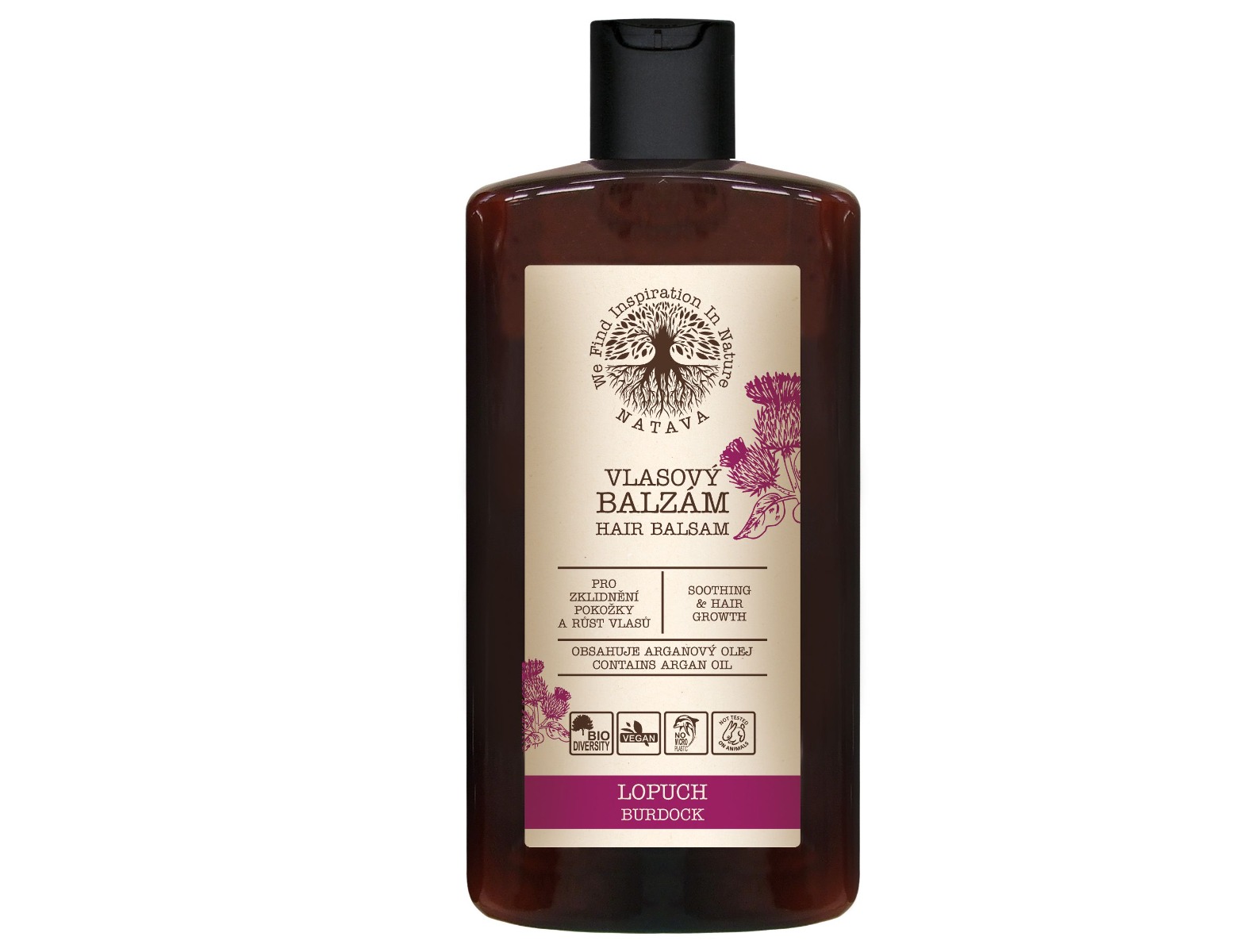 Natava Balzám na vlasy Lopuch 250 ml Natava