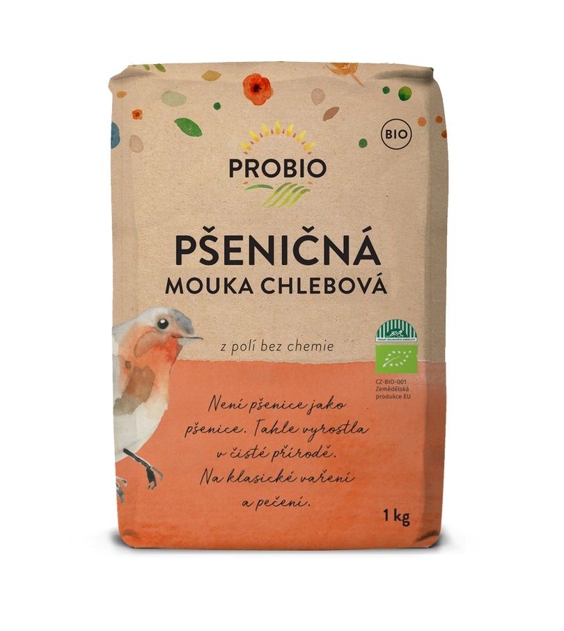 PROBIO Mouka pšeničná chlebová BIO 1 kg PROBIO