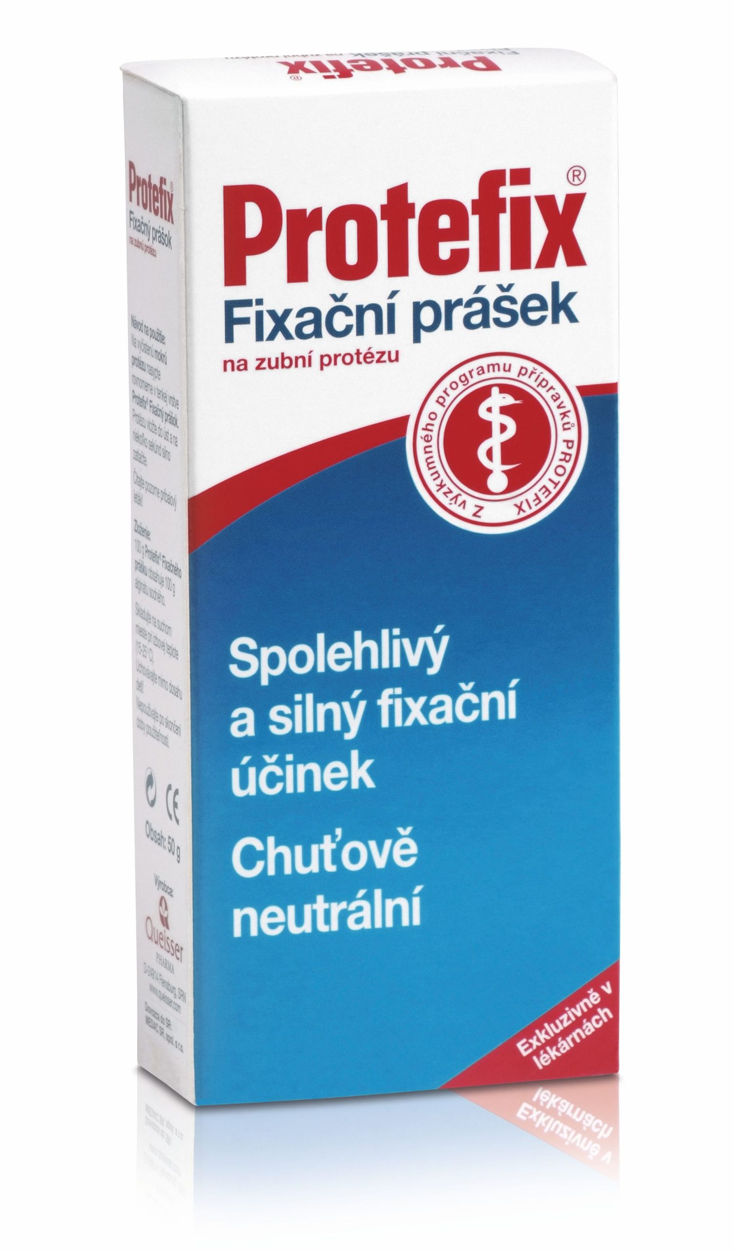 Protefix Fixační prášek na zubní protézu 50 g Protefix