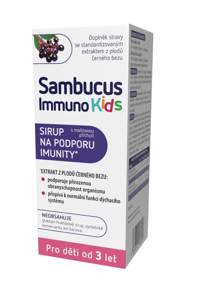 Sambucus Immuno Kids sirup 120 ml Sambucus