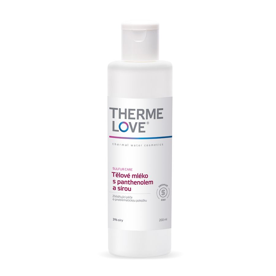 THERMELOVE Tělové mléko s panthenolem a sírou 200 ml THERMELOVE