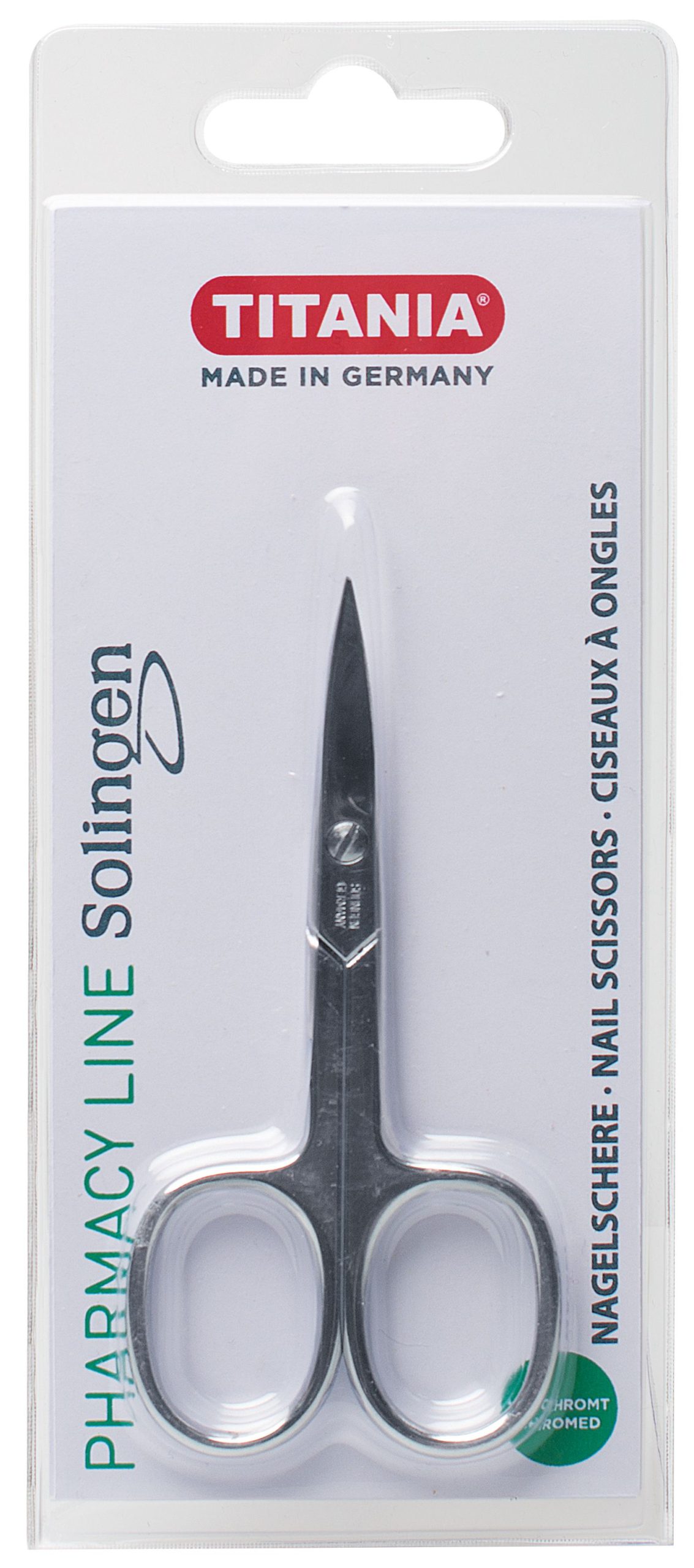 Titania SOLINGEN 1050/10N PH B nůžky na nehty manikúrní 1 ks Titania