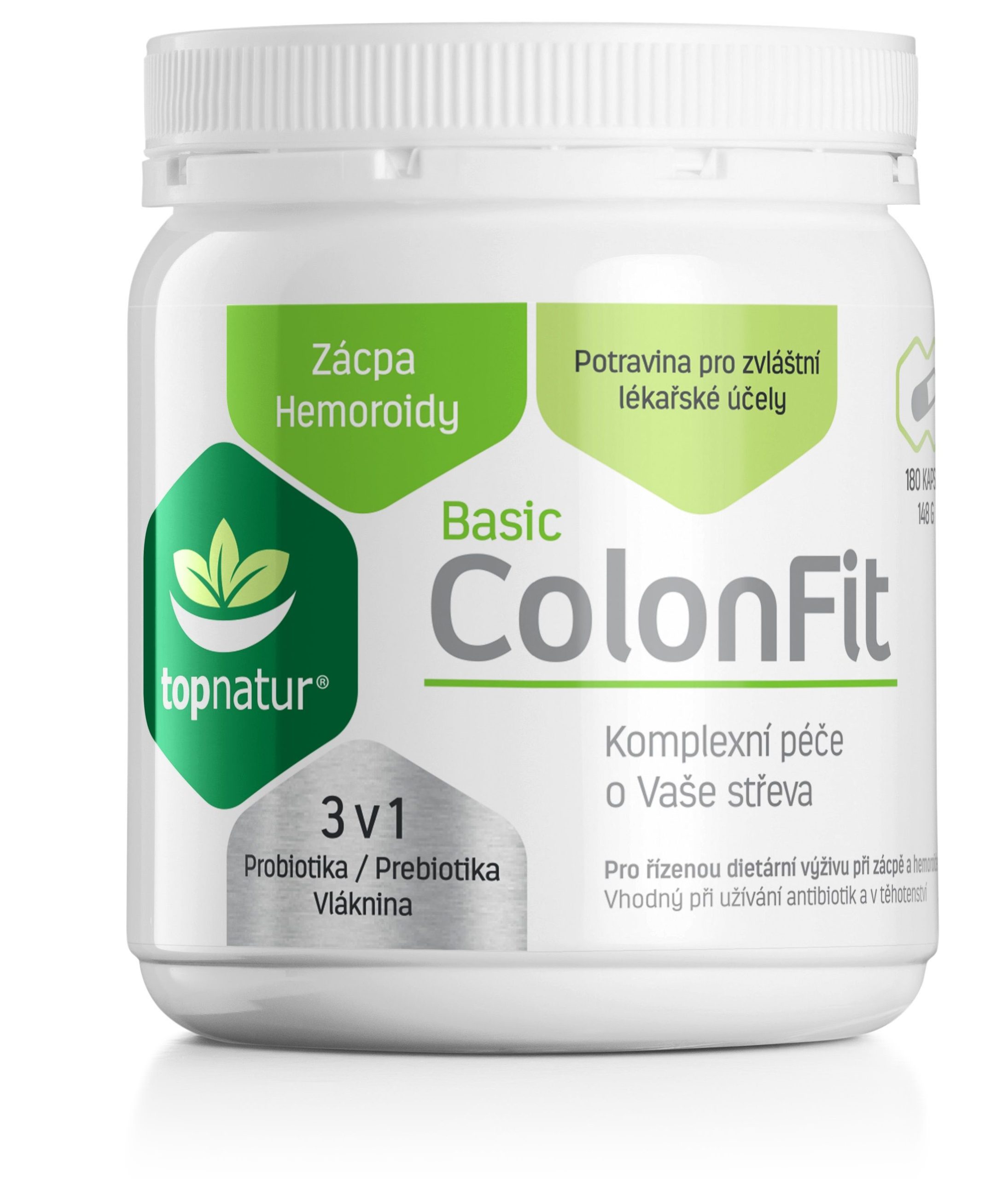 Topnatur Colonfit Basic 180 kapslí Topnatur