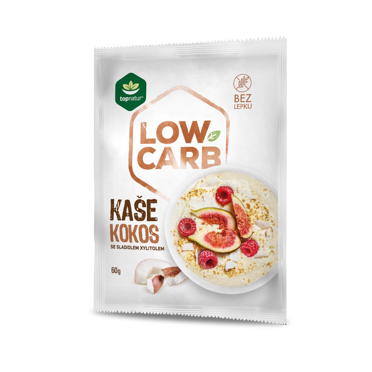 Topnatur Low Carb Kaše kokosová 60 g Topnatur