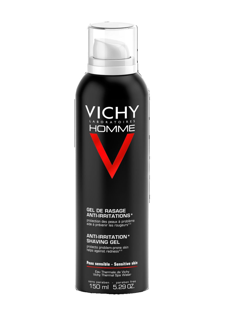 Vichy Homme Gel na holení na citlivou pokožku 150 ml Vichy