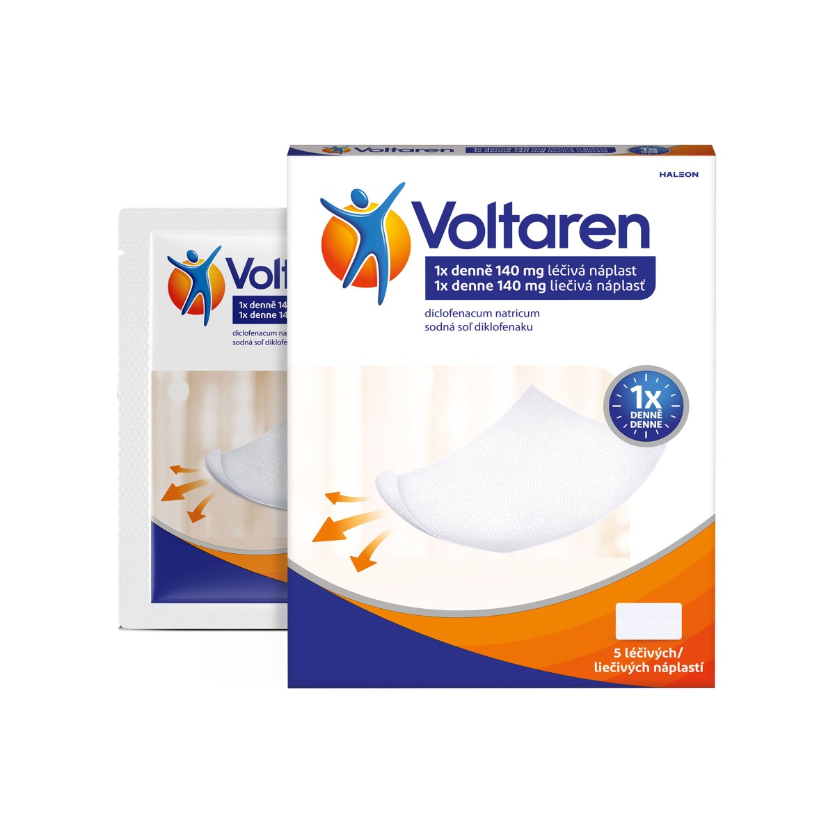 Voltaren 1x denně 140 mg léčivá náplast 5 ks Voltaren
