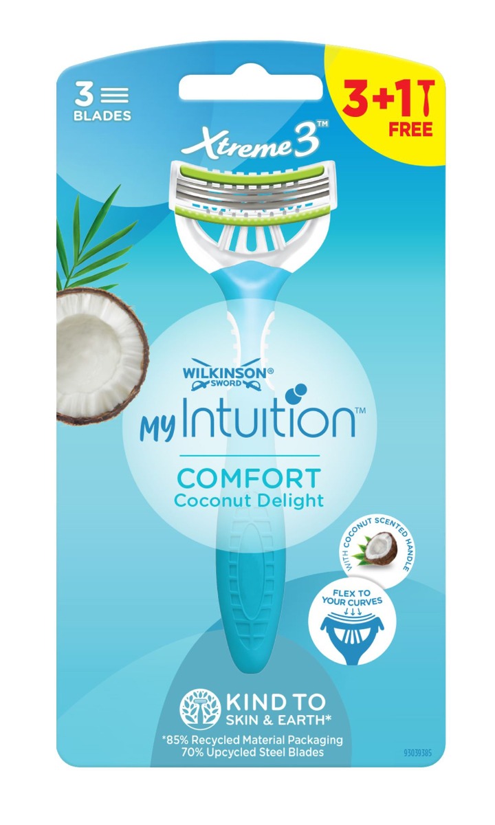 Wilkinson MY Intuition Comfort Coconut Delight jednorázový holicí strojek 3+1 ks Wilkinson