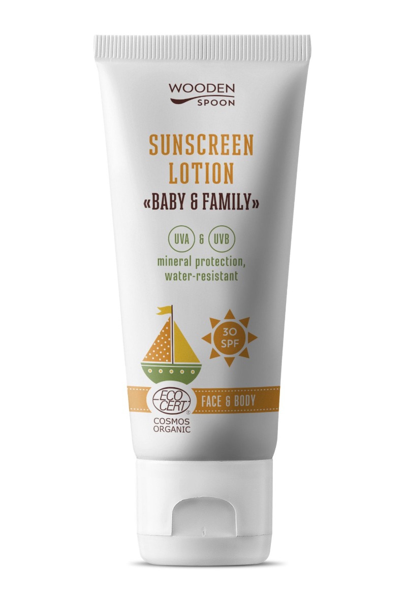 WoodenSpoon Opalovací tělové mléko SPF30 tuba 100 ml WoodenSpoon