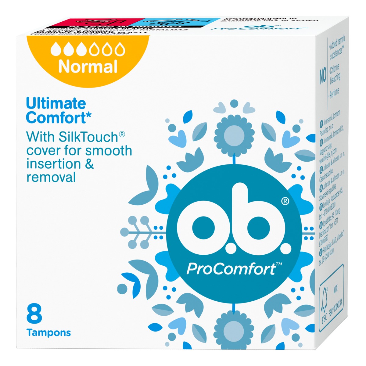 o.b. ProComfort Normal tampony 8 ks o.b.