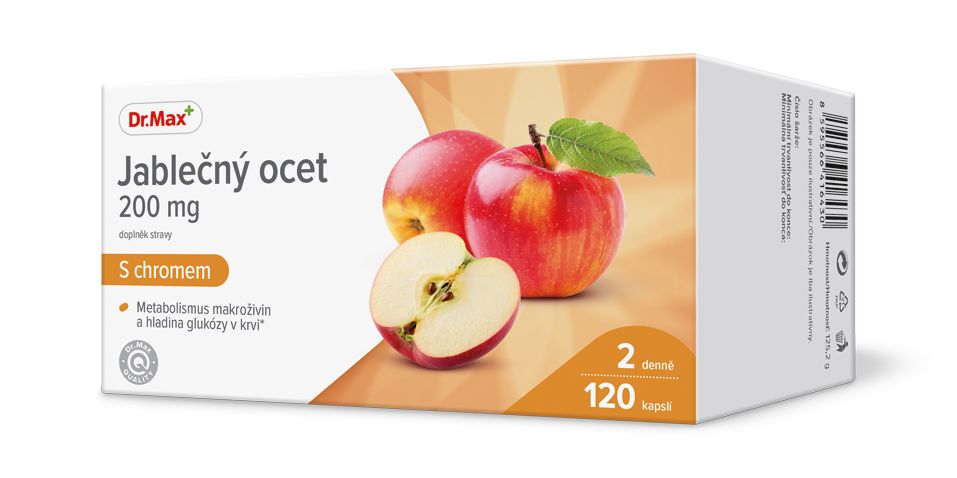 Dr. Max Jablečný ocet 120 kapslí Dr. Max