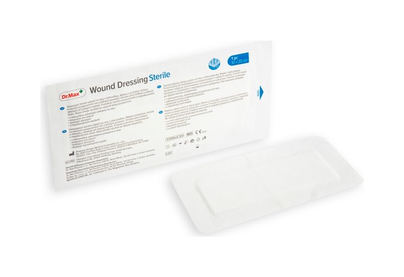 Dr. Max Wound Dressing Sterile 10x20 cm sterilní náplast 1 ks Dr. Max
