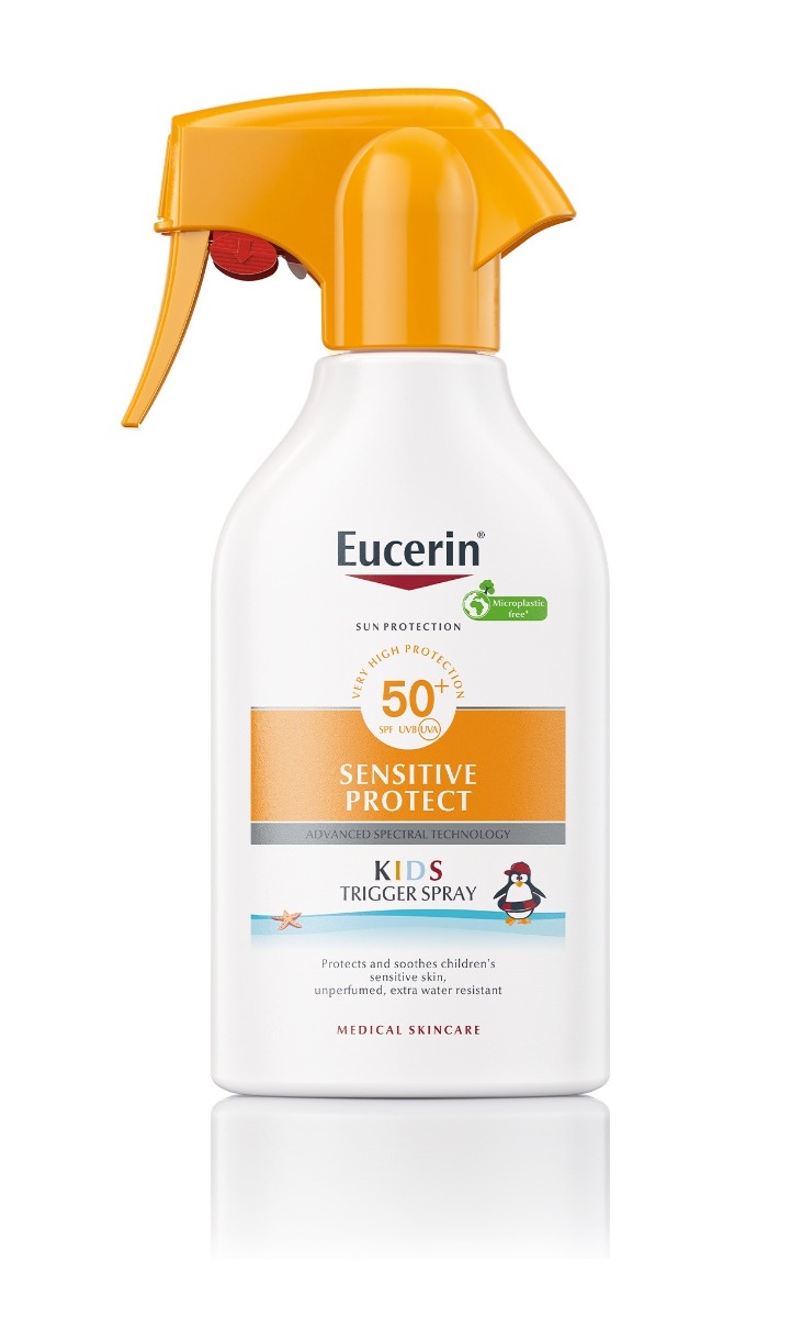 Eucerin SUN Sensitive Protect SPF50+ dětský sprej na opalování 250 ml Eucerin