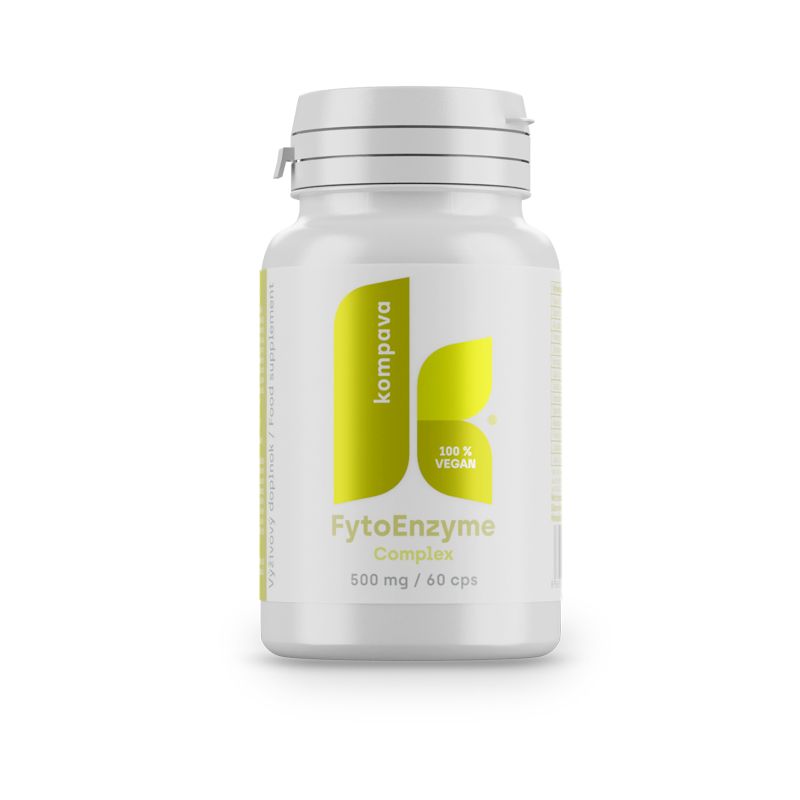 Kompava FytoEnzyme Complex 500 mg 60 kapslí Kompava