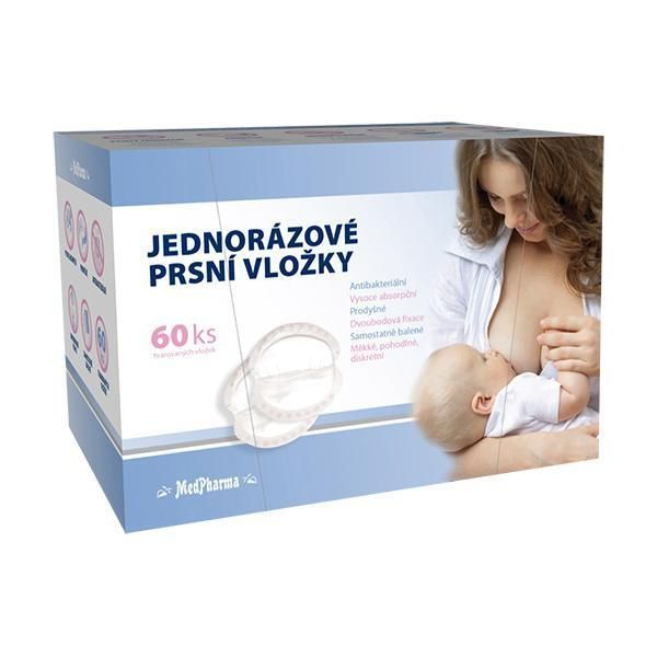 Medpharma Prsní vložky jednorázové 60 ks Medpharma