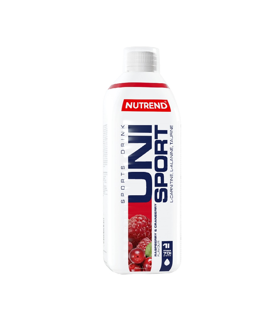 Nutrend Unisport malina + brusinka 1000 ml Nutrend