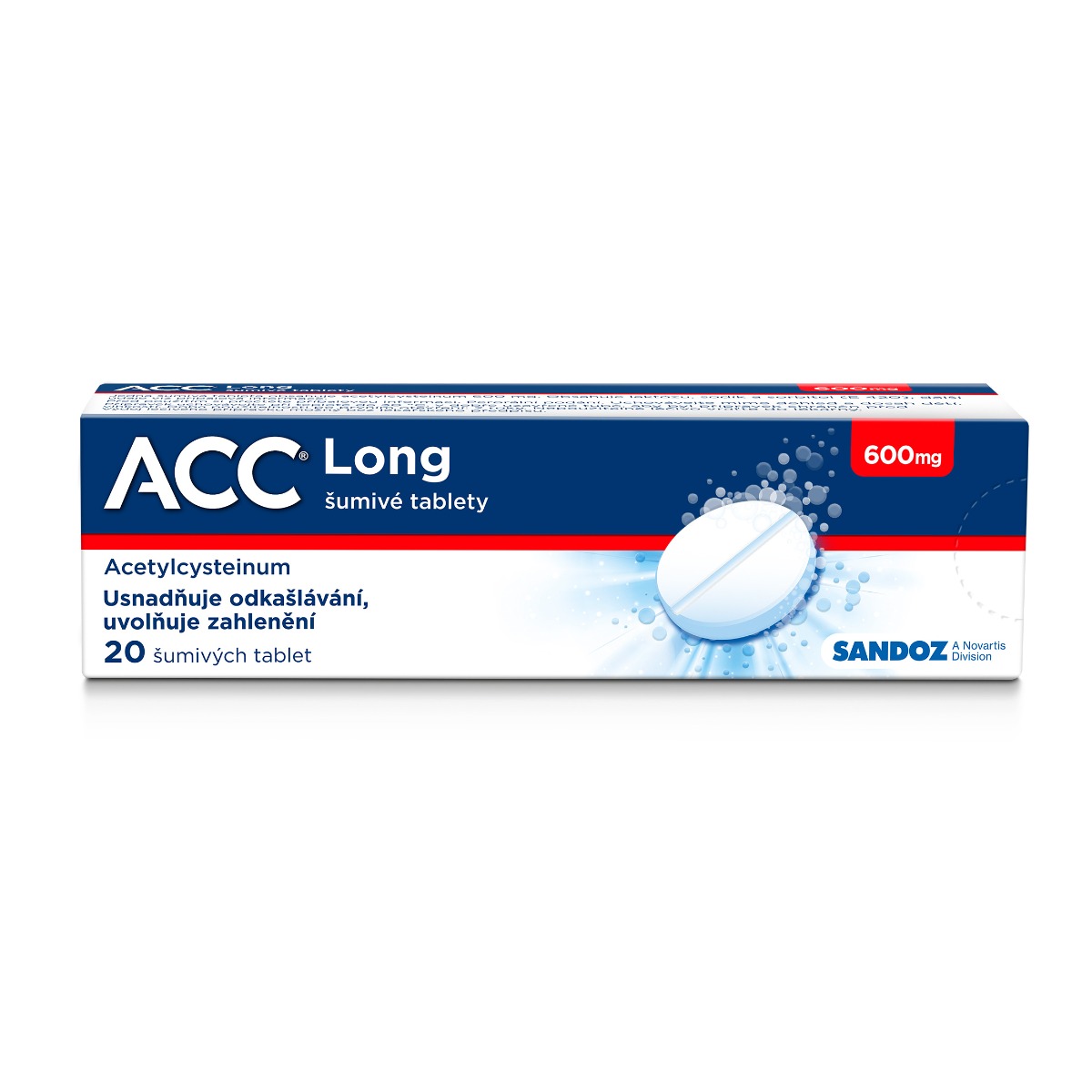 ACC LONG 600 mg 20 šumivých tablet ACC