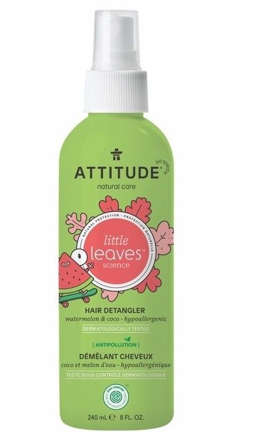 ATTITUDE Little leaves Sprej pro snadné rozčesávání dětských vlásků s vůní melounu a kokosu 240 ml ATTITUDE