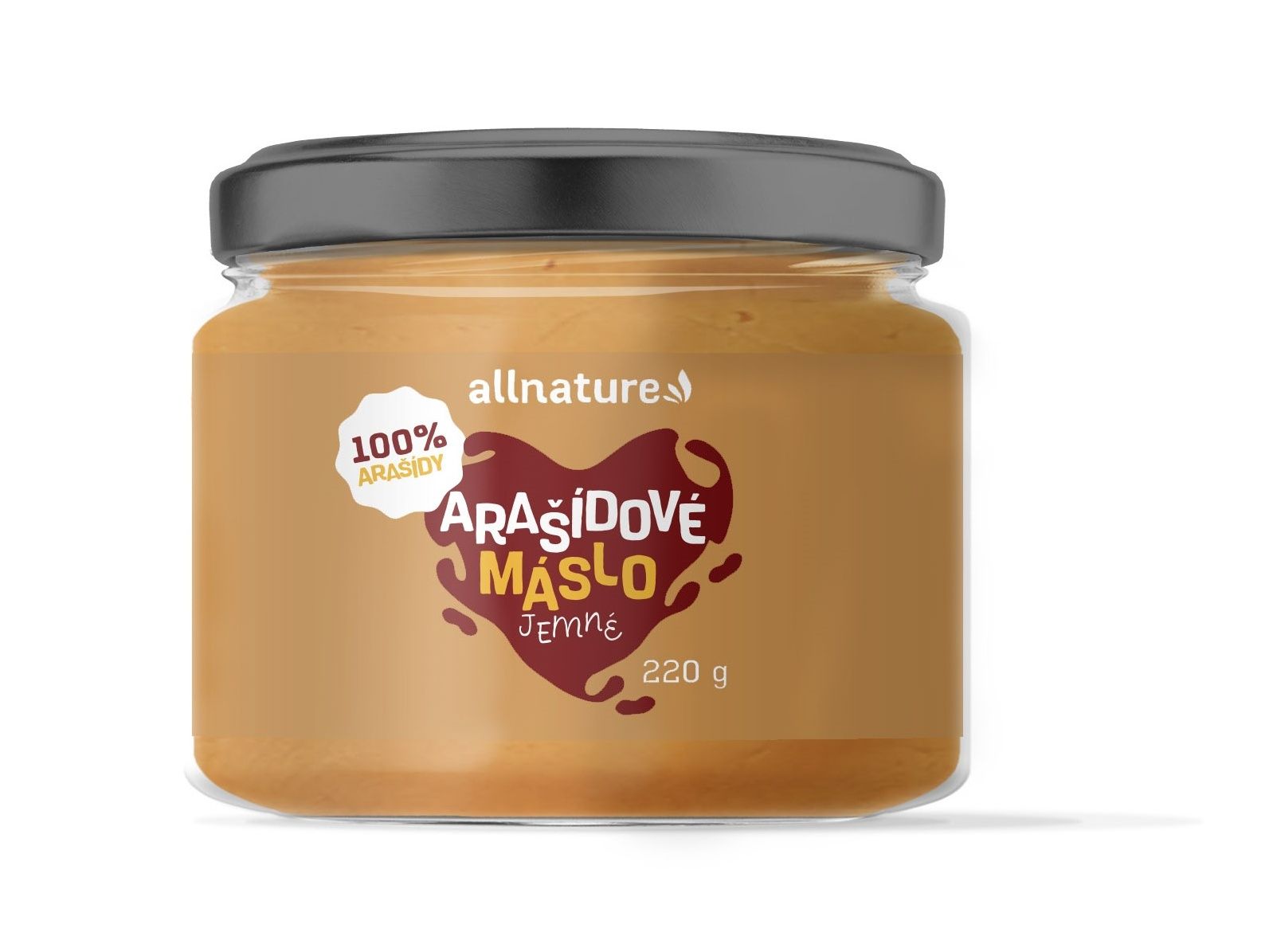 Allnature Arašídový krém jemný 220 g Allnature