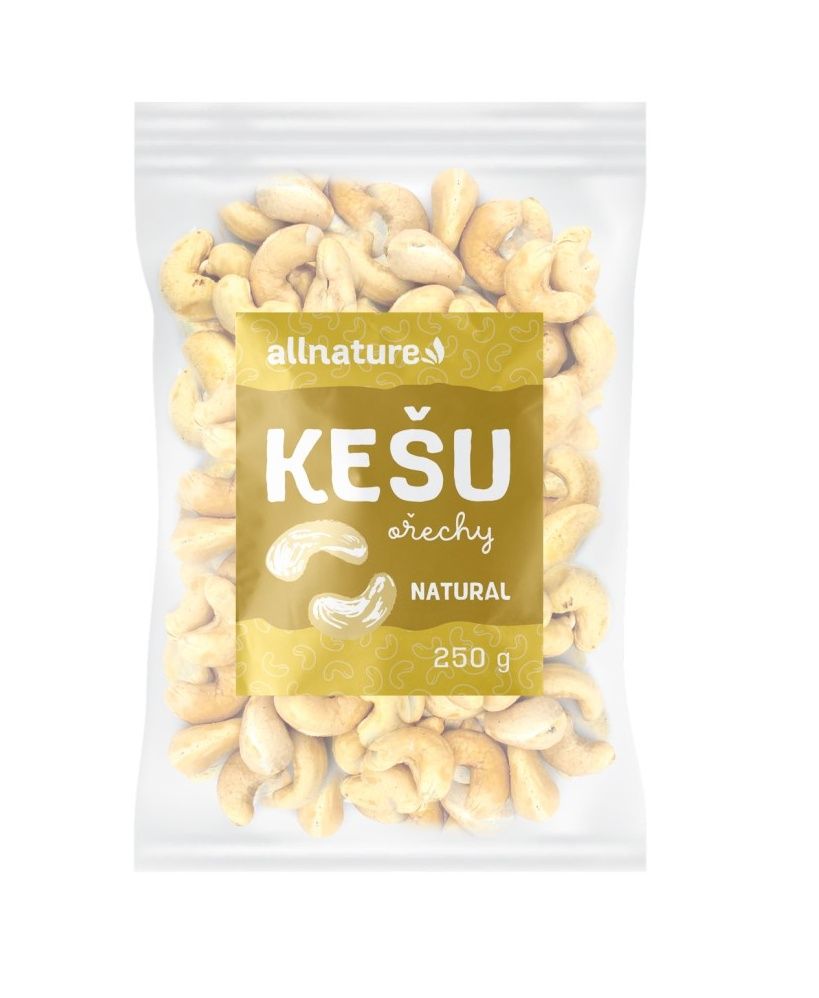 Allnature Kešu jádra 250 g Allnature