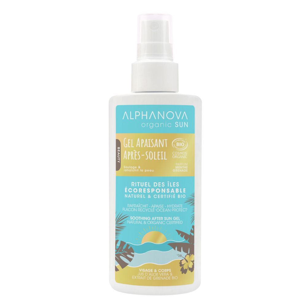 Alphanova SUN BIO Zklidňující gel po opalování 125 ml Alphanova