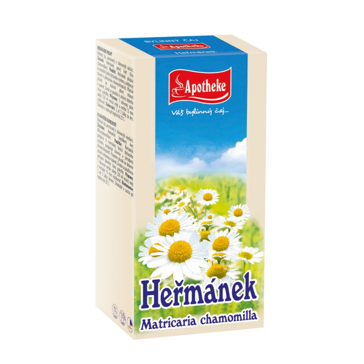 Apotheke Heřmánek pravý čaj nálevové sáčky 20x1