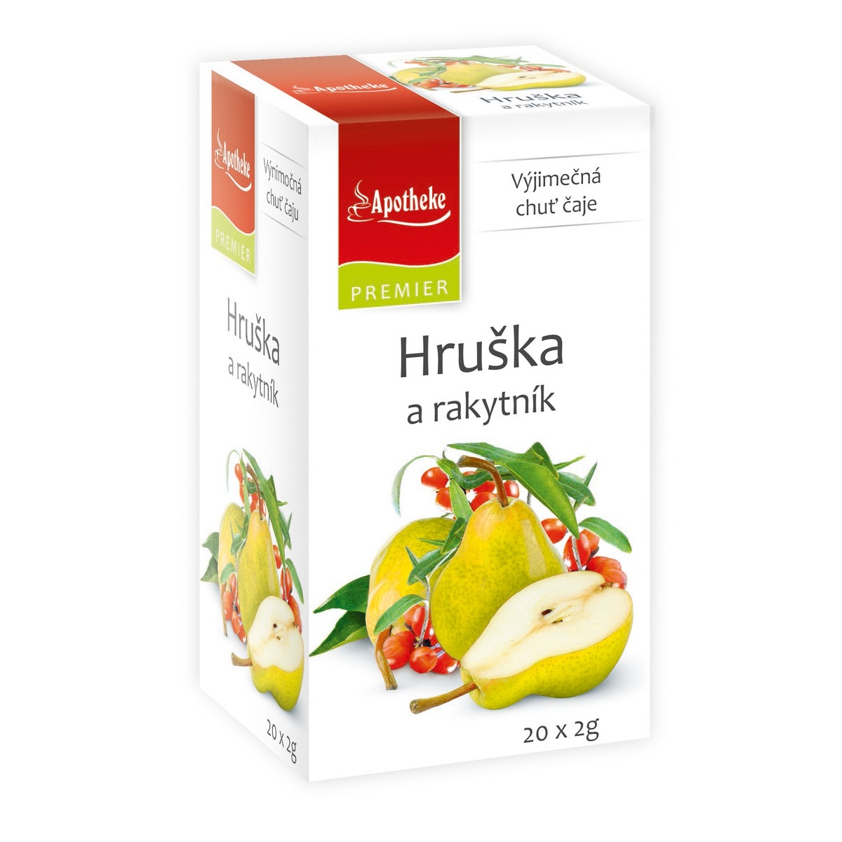 Apotheke Hruška a rakytník nálevové sáčky 20x2 g Apotheke